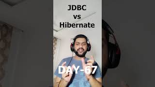 What is the difference between JDBC and Hibernate java interview interviewtips [upl. by Akirahs]