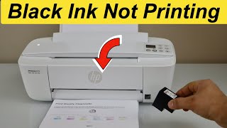 HP DeskJet 3700 Not Printing Black Ink 2 Easy Steps To Fix [upl. by Nessie]