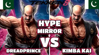 Tekken 8 Hype Match  DreadPrince vs Kimba Kai Heihachi Mirror Match  Tekken 8 High Level Gamplay [upl. by Eniahs]