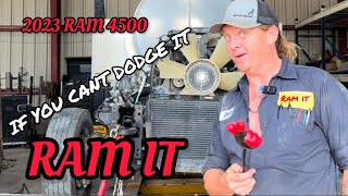 IF YOU CANT DODGE IT RAM IT 2023 Ram 4500 master frame repair [upl. by Elconin]