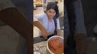 Gajar ka halwa khalo 🤤 vlog trending minivlogs [upl. by Aliemaj639]