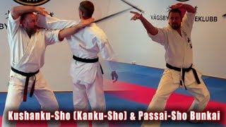 Practical Kata Bunkai KushankuSho KankuSho and BassaiSho Bunkai morote koko gamae sequences [upl. by Gweneth]