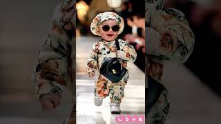 Cute baby walkersbaile cute runway fashionshow baby cutebaby runwaystyle babylove ai [upl. by Akitahs]