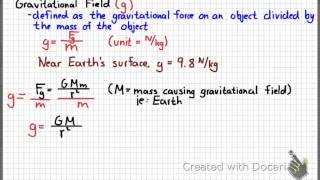 Gravitational Fields  AP Physics 1 [upl. by Banwell]