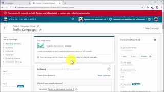 Lecture 9 Creating A LinkedIn Traffic Ad [upl. by Drahsar153]