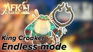 King Croaker Endless Mode New Ultimate Easy F2P Team Guide Afk Journey [upl. by Devine]