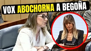 💥 VOX abochorna a una BEGOÑA GÓMEZ que calla como una PUERTA en la Asamblea [upl. by Ennaehr542]