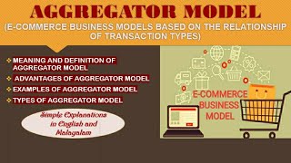 Aggregators Model  ECommerce Business Models based on Transaction Types [upl. by Rise]