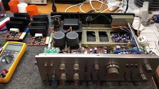 Technics SU3500 Amplifier Repair amp Capacitor Problem [upl. by Burnett775]