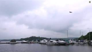 Tornado GR4 Flypast  Lough Erne Northern Ireland [upl. by Quiteris635]