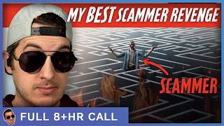 My Best Revenge Scam Call Ever  full 8hr call [upl. by Htur]