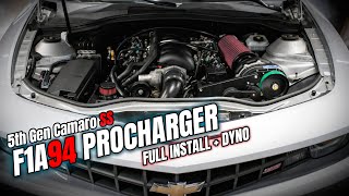 Camaro SS F1A94 ProCharger SBE  Full Build Video [upl. by Arjan856]