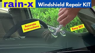 How to use RainX Windshield Repair Kit [upl. by Eutnoj]