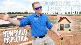 FoundationPre Pour Inspection  New Build Inspection  The Houston Home Inspector [upl. by Wassyngton]