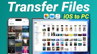 How to Transfer Files from iPhone to Laptop  2024 Free Ways [upl. by Vesta]