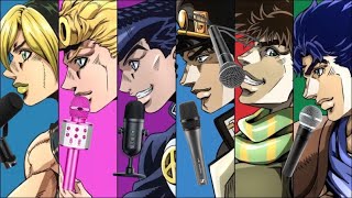 The Joestars Sing Their Own Openings AI Covers [upl. by Lasorella789]