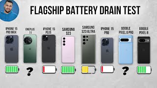 Ultimate Flagship Phone Battery DRAIN Test  2023 [upl. by Terag]