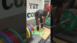 HEAVY DEADLIFT MOTIVATION 225 kg1 🔥trending viralshort explore motivation music exercise [upl. by Nikki]