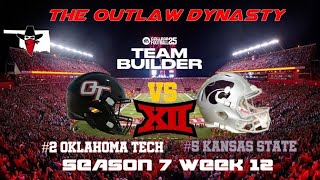 The Outlaw Dynasty  S7 W12  EA CFB 25 Teambuilder Dynasty [upl. by Naivatco]