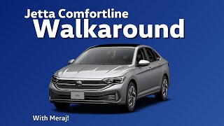 2024 Jetta Comfortline Pyrite Silver Metallic Walkaround  PVW [upl. by Lionello240]