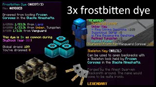 ITS 3X FROSTBITTEN DYE TIME Hypixel Skyblock [upl. by Aset]