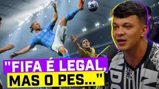 QUAL É MELHOR FIFA ou PES [upl. by Kurth723]