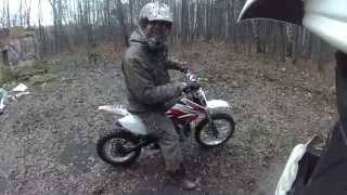 Kayo 140 Pitbike automn 2013 forest drive [upl. by Mildrid762]