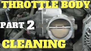 PART 2 CLEANING LS ENGINE THROTTLE BODY  Chevy amp GMC Vortec 48 53 60 62 Liter [upl. by Annaor]