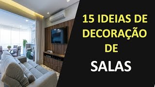 15 IDEIAS DE DECORAÇÃO DE SALA PEQUENA [upl. by King]