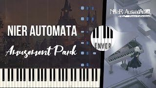 Nier Automata  Amusement Park Official Piano Collections Synthesia [upl. by Arrait]