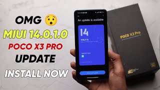 FINALLY WAIT IS OVER MIUI 14 UPDATE ON POCO X3 PRO 😎  ANDROID 13 UPDATE POCO X3 PRO [upl. by Nylauqcaj586]