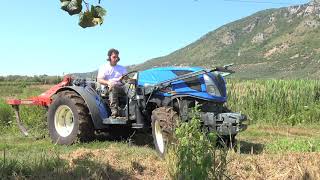 In campo con New Holland T4F Bassotto [upl. by Annoyek]