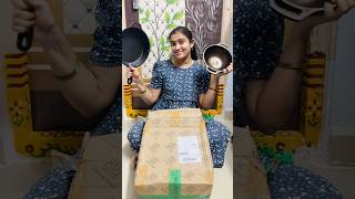 Have a healthy cooking 🥘with this cast iron products 😍 crazyfamilyvlogs youtubeshorts [upl. by Nhar]