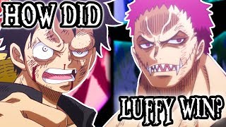 Luffy vs Katakuri  What Happened  One Piece Discussion [upl. by Yeclehc]