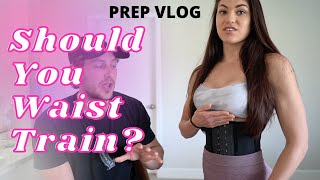 Why a waist trainer PREP VLOG [upl. by Nykal]