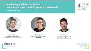 Reviewing the latest evidence what impact has the MSD approach achieved [upl. by Susi]