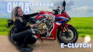 UNE MOTO SANS EMBRAYAGE  🤯 CBR 650 R ECLUTCH 2024💡 [upl. by Chu]