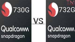 SNAPDRAGON 730G VS SNAPDRAGON 732G  ANTUTU AND GEEK BENCH SCORES TM COMPARISONS [upl. by Nanah167]