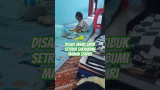 Sakhabumi nemeni mama setrika shortvideo bayiviral bayilucu bayiimut [upl. by Arateehc]