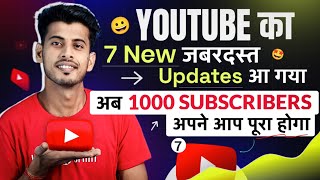 7 New जबरदस्त Updates Youtube 🔥 Youtube New Update  Youtube new updates  youtube new update today [upl. by Namad1]