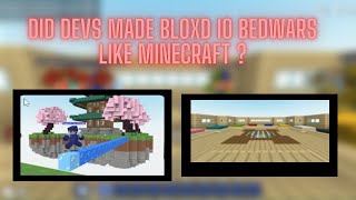 Did dev made bloxd io bedwars like minecraft [upl. by Lennon]