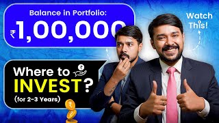 Make ₹1 lakh Worth Portfolio 🤑  How to Invest ₹1 Lakh for 2 to 3 years  Harsh Goela [upl. by Jurkoic175]