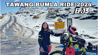 Adventure Ride To TawangBumla Pass Start😍Arunachal Pradesh RiderGirl Vishakha🇮🇳 [upl. by Ennaxxor]