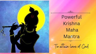 Krishnaya vasudevaya  Krishna mantra 108 times [upl. by Shanks731]