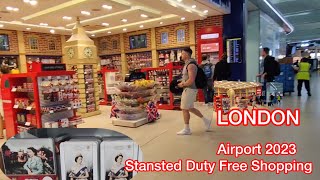 UK 🇬🇧 ✈️ London Stansted Airport 2023  Full Walking Tour  Duty Free Shopping August 2023 [upl. by Vivianna]