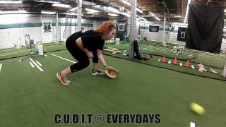 FIELDING DRILLS EVERYDAYS INFIELD DRILLS TO DO EVERYDAY CUDIT® COACH CUDIT SOFTBALL [upl. by Slade]