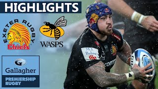 Exeter v Wasps  FINAL  Thriller at a Rain Soaked HQ  Gallagher Premiership Highlights [upl. by Conrade779]