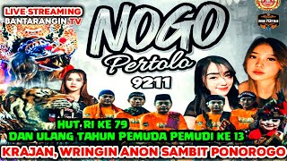 LIVE🔴 JARANAN NOGO PERTOLO MEMPERINGATI ULANG TAHUN PEMUDA PEMUDI KE 13 DKh KRAJAN WRINGIN ANOM [upl. by Eeliram]