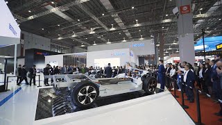 BENTELER Electric Drive System 20 at the Auto Shanghai [upl. by Annawit]