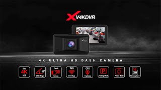 XVIEW Dash Cam XV4KDVR – Feature Video [upl. by Annaiviv]